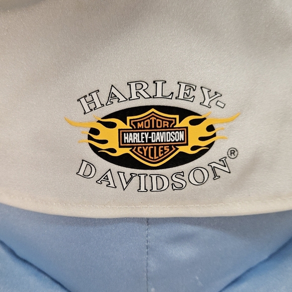 VINTAGE Harley-Davidson Hippo Plush Toy Blue Microbead 2005 Officially Licensed - Picture 5 of 6